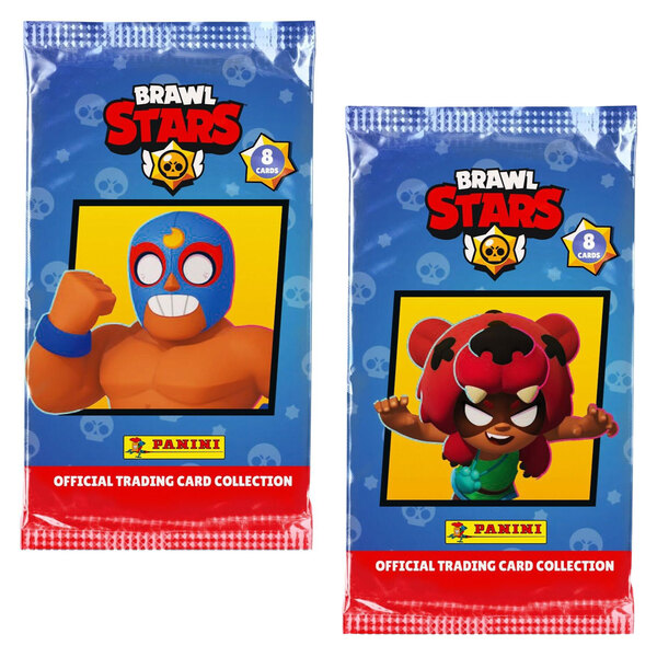 Sobre De Cartas Brawl Stars – 5 Sobres + 2 Cartas Edición Limitada – Colecciona A Tus Brawlers Favoritos