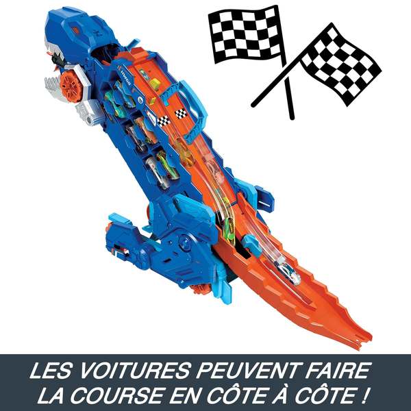 Hot Wheels City - Transporteur Geant T Rex 2 en 1 : Camion et Dino Hot Wheels City - Transporteur Geant T Rex 2 en 1 : Camion et Dino